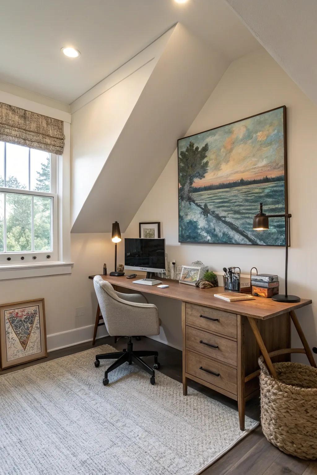 Imbuing a sense of personality through strategic art placement