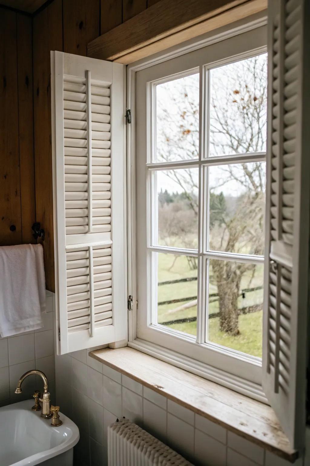 Paneled windows intermingle operability with ageless vogue.