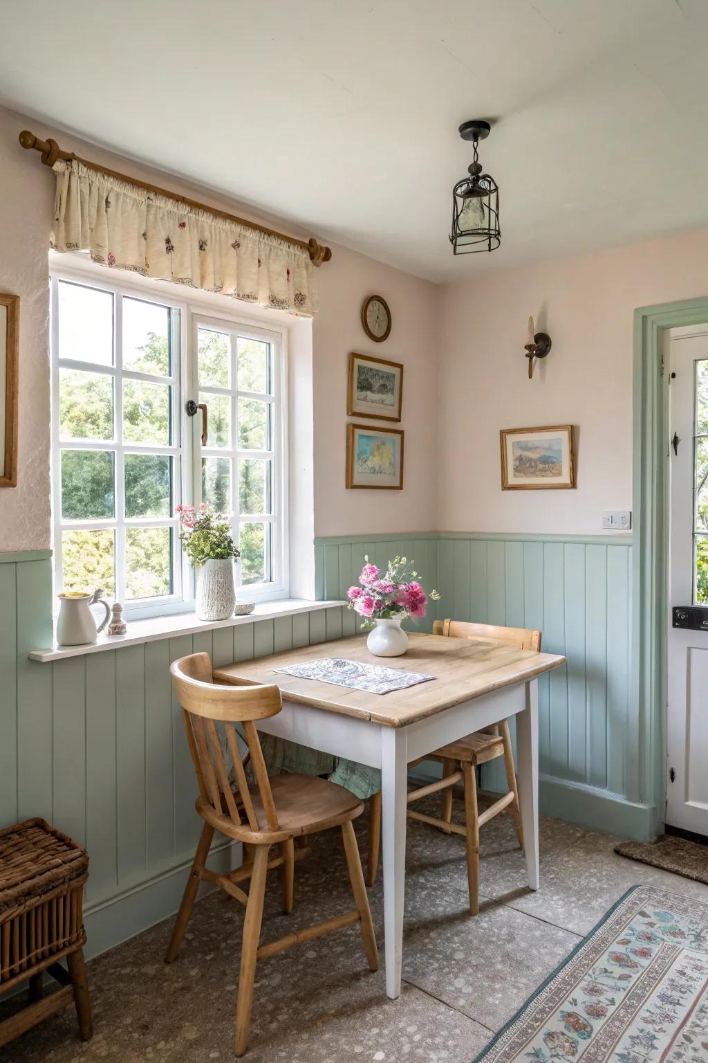 Light shades craft an airy, open ambiance.