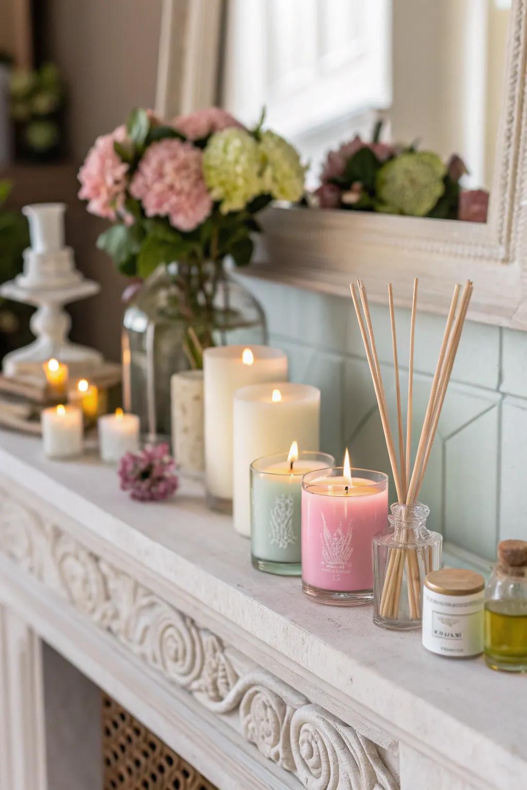 Spring scents invigorate your senses and enhance your decor.