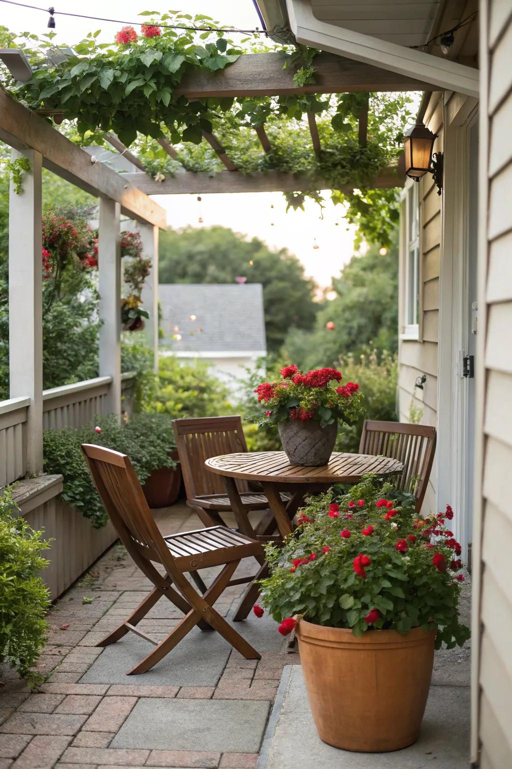 Staging outdoor spaces can contribute significant allure to your property.