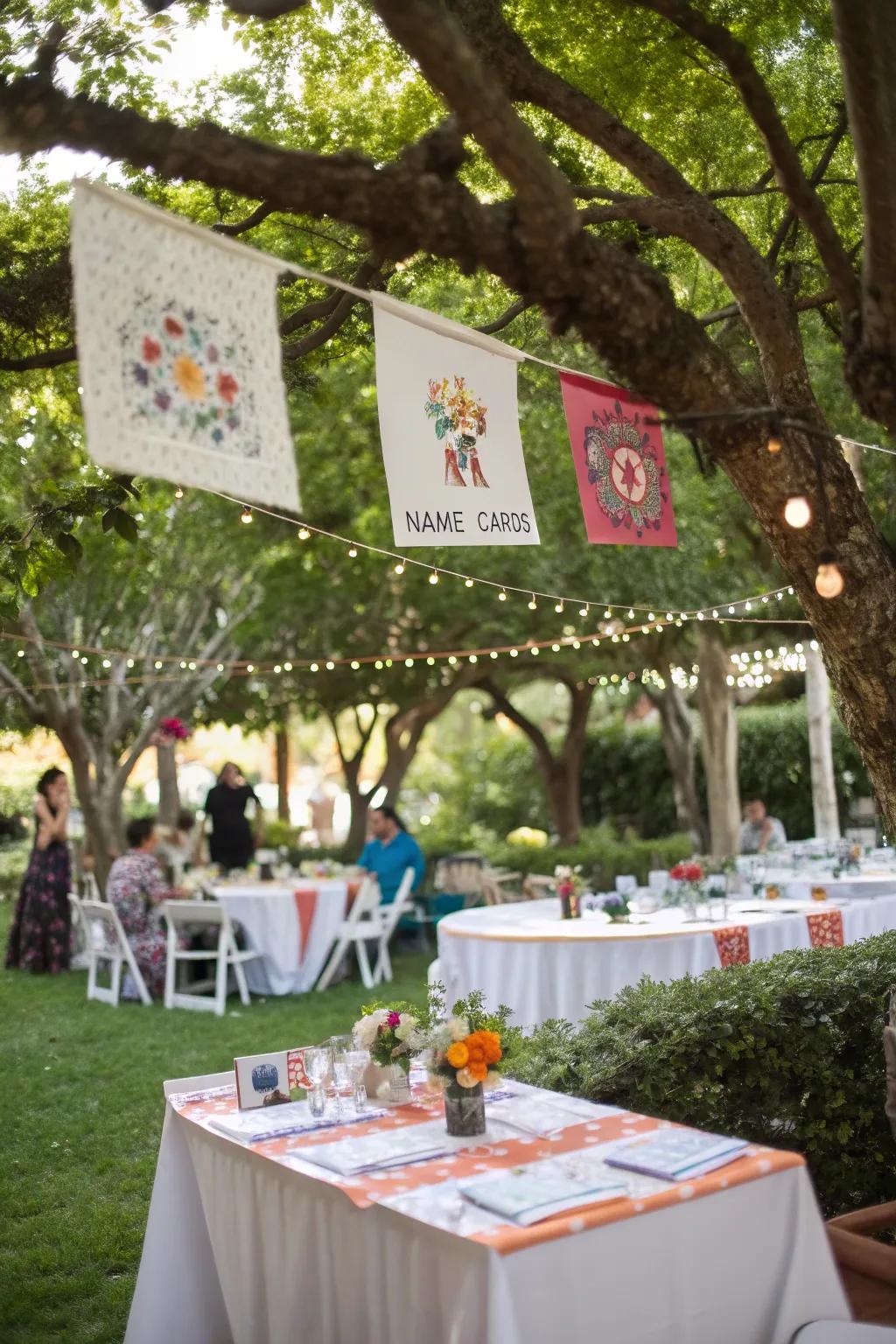 Make your guests feel appreciated through bespoke decorative features.