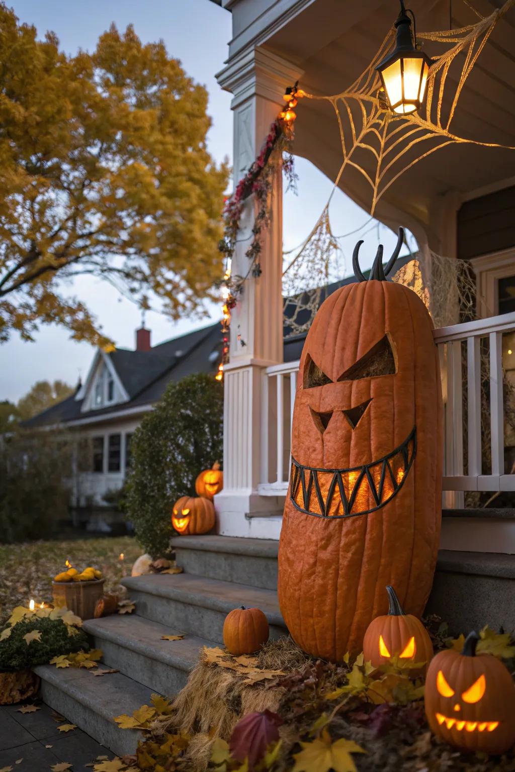 Manufacture a monstrous masterpiece through merging diverse monster attributes upon a single pumpkin.