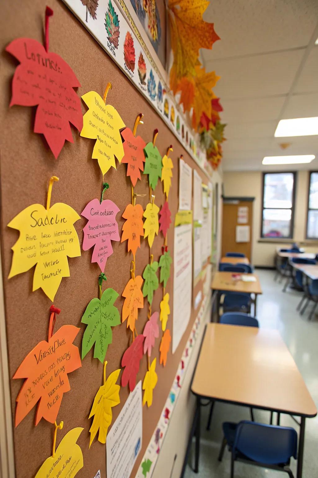 Leaves of Comprehension documenting educational stride.