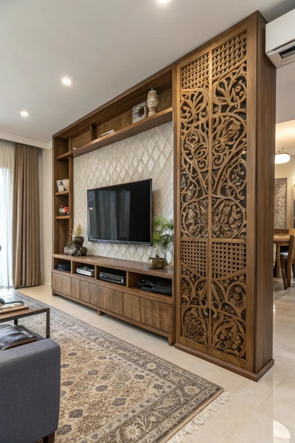 Clever concealment maintains a stylish and uncluttered look.