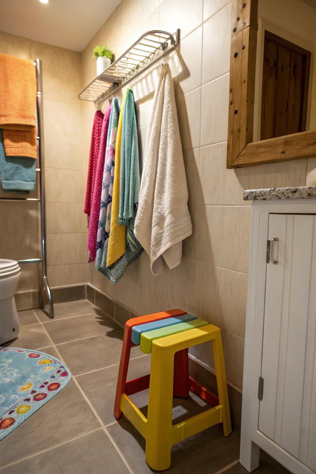 Bright colours bring life.