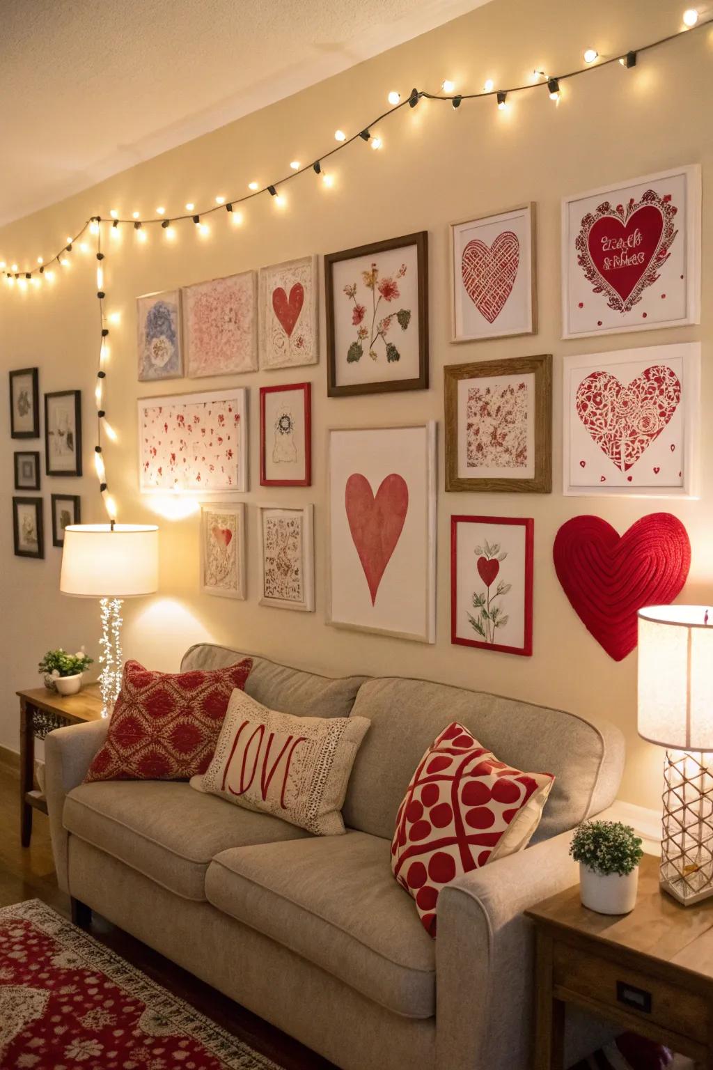 Renewing artwork for Valentine's Day