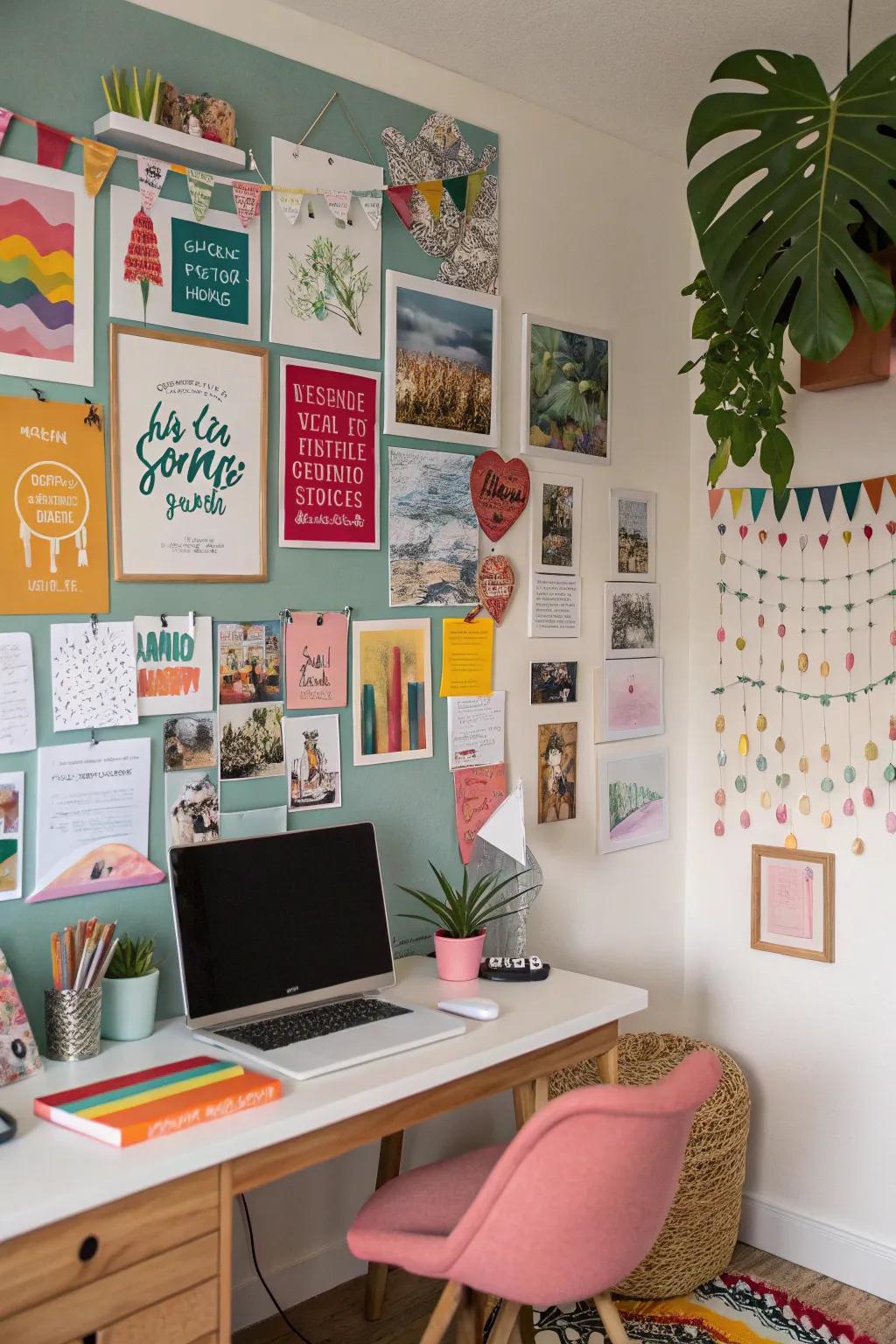 Collages offer a canvas for personal creativity.