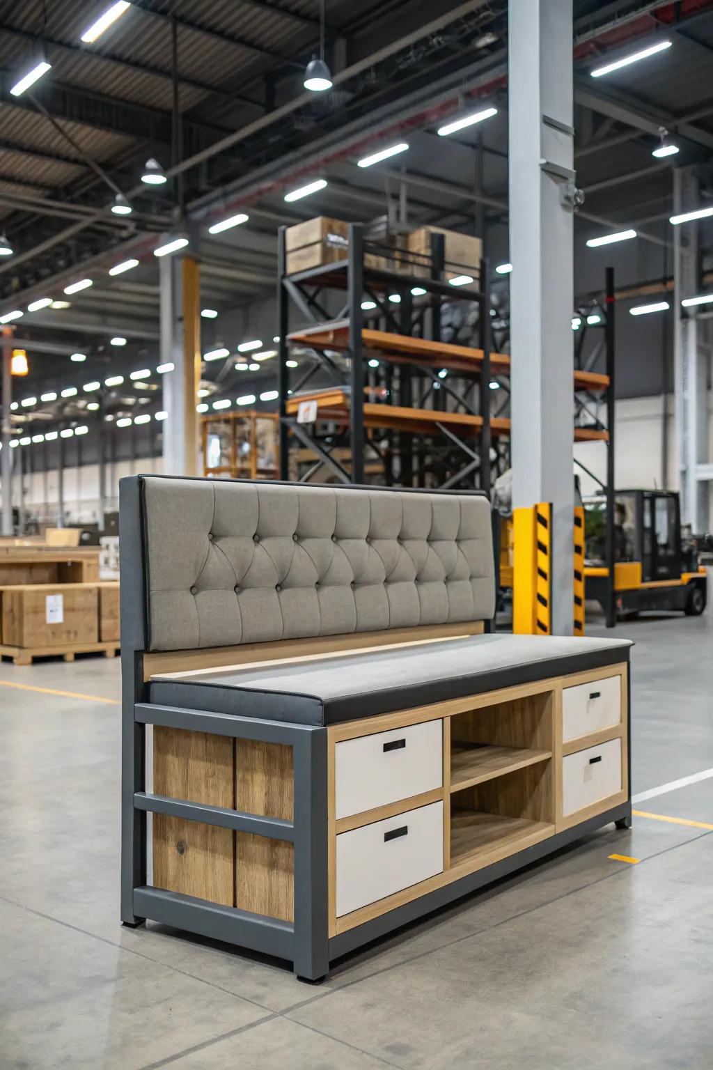 Multi-functional furniture enhances location coupled with usage.