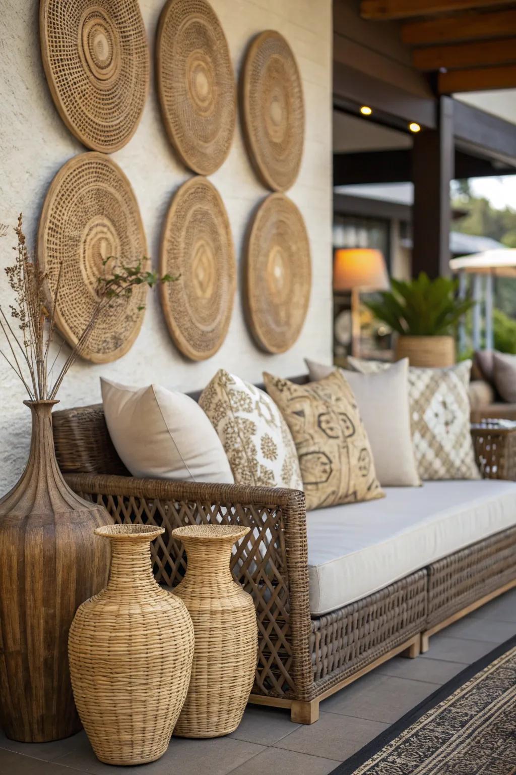 Amplify inherent elegance through corresponding decorative accents.