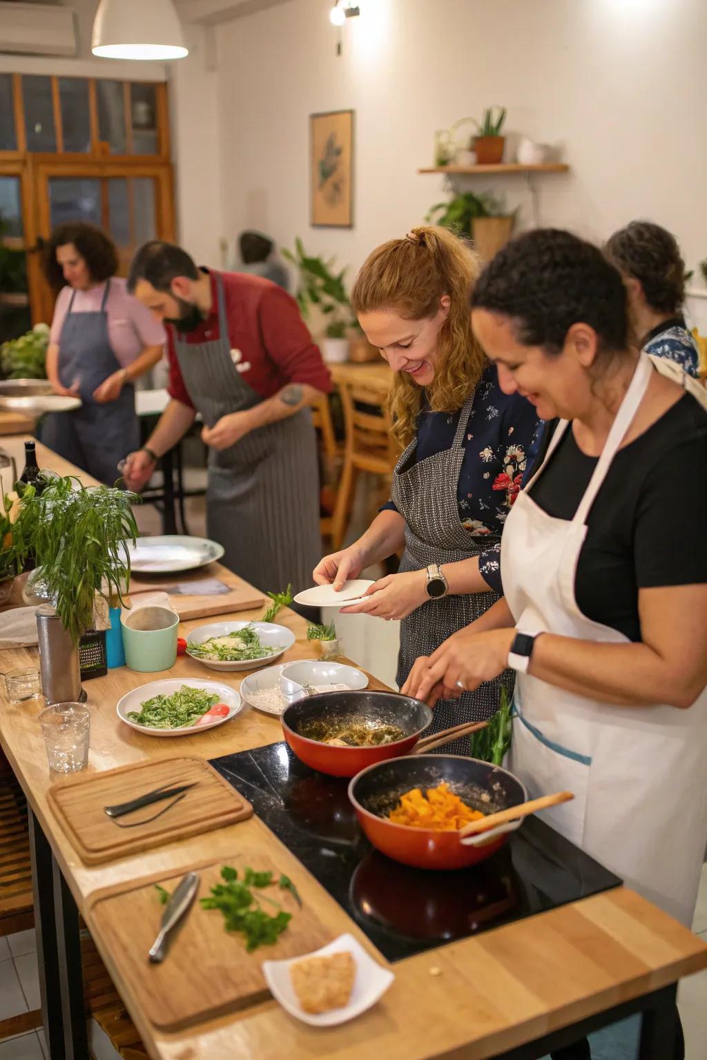 Broaden your gastronomic skill set through a mirthful and interactive gastronomy class.