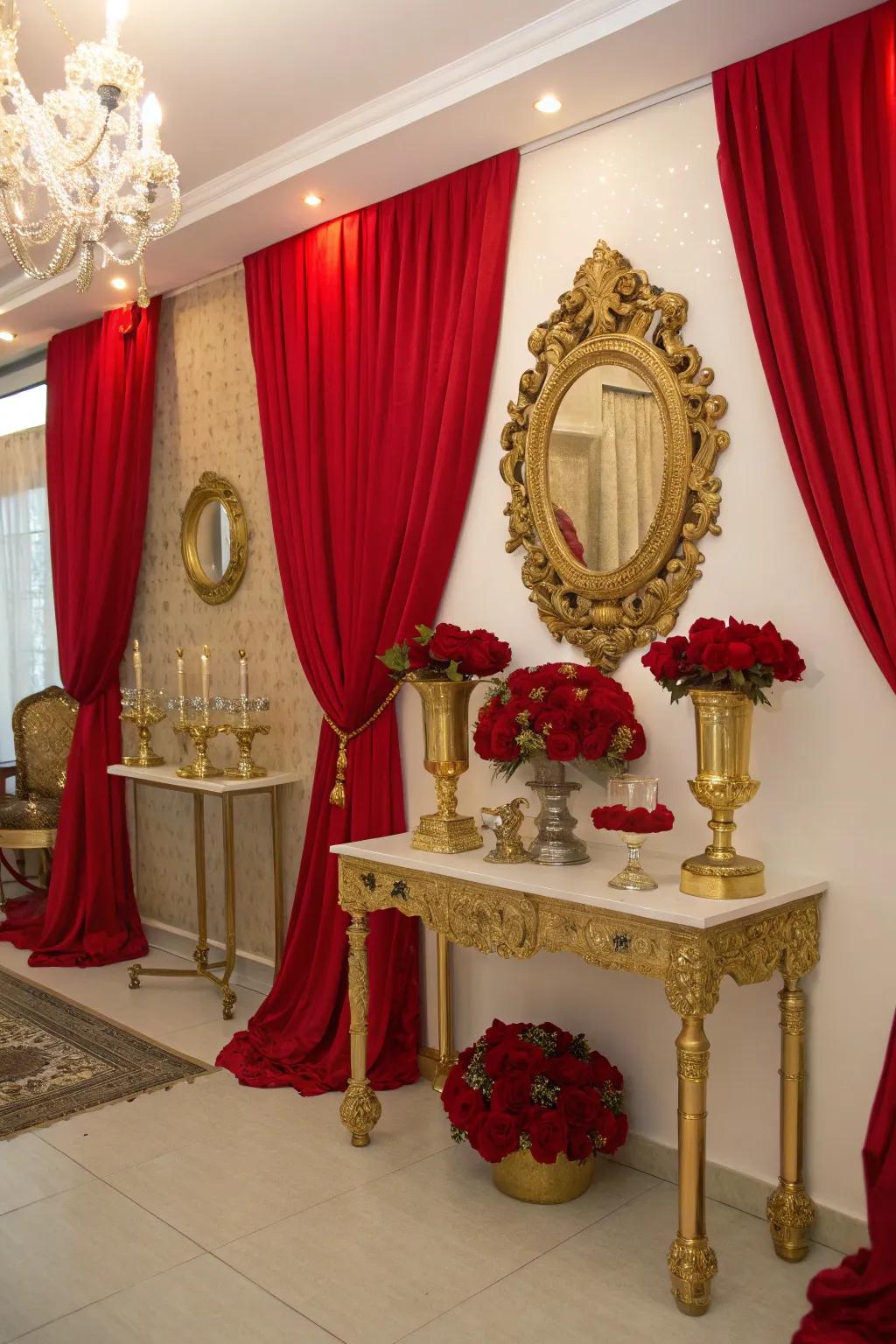 Elevate the atmosphere with a cohesive color scheme.