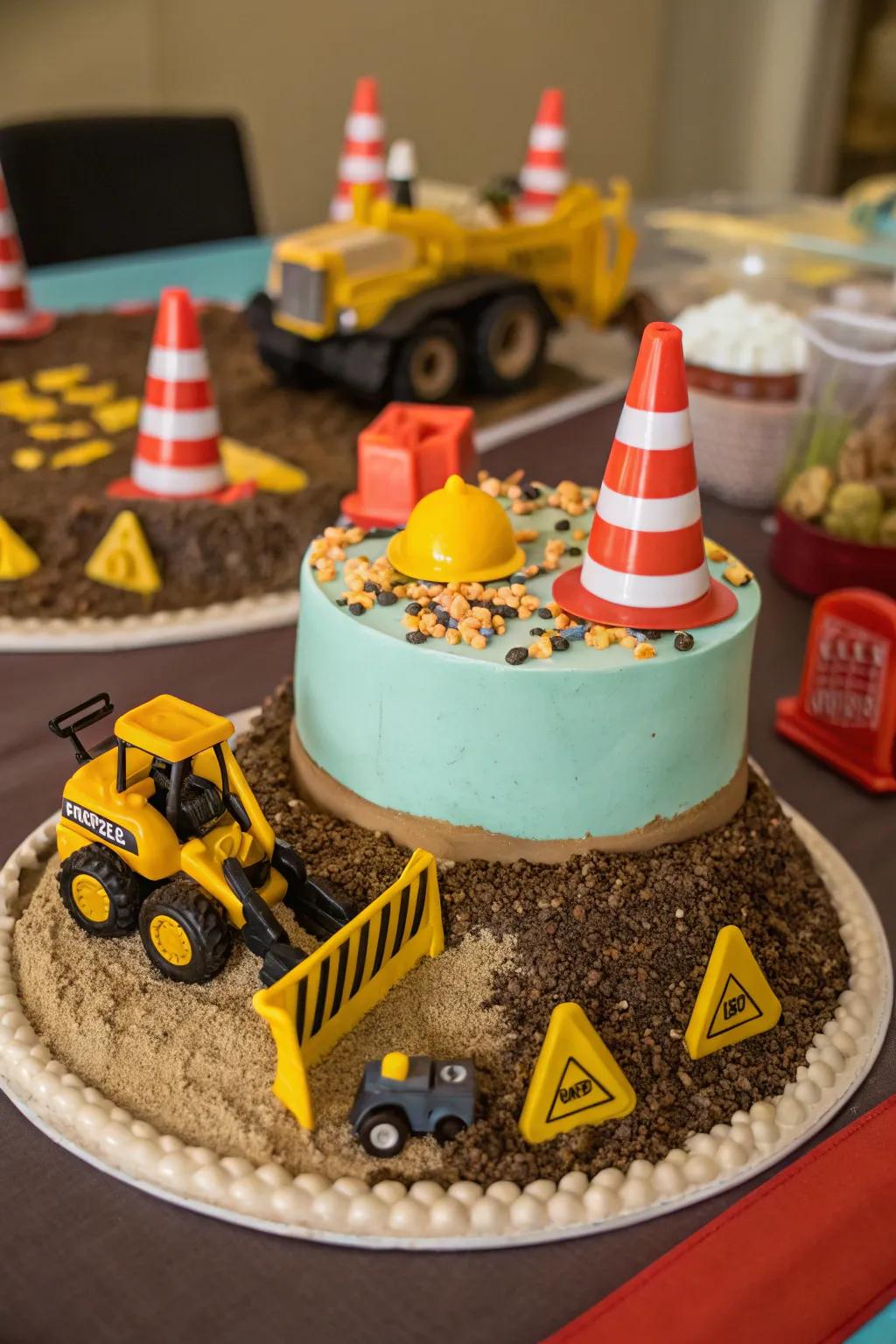 A work-inspired cake that's just right for little builders.