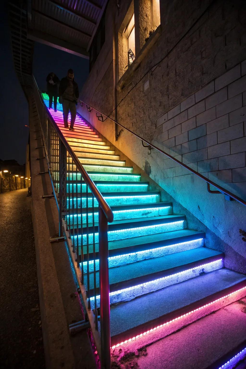 Customize your space through color-changing LEDs.
