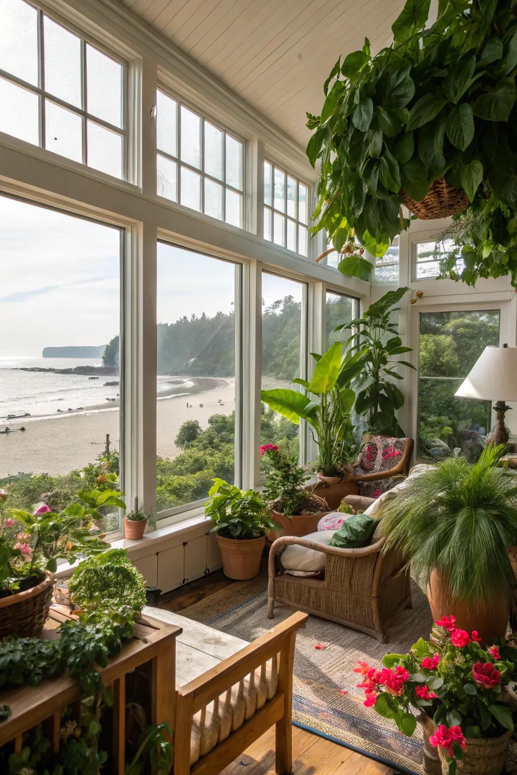 Foliage breathes life into your space.