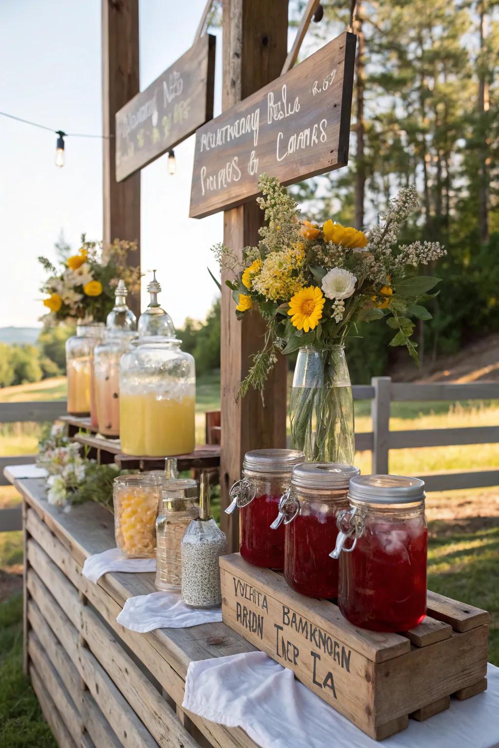 Add rustic charm with versatile mason jars.
