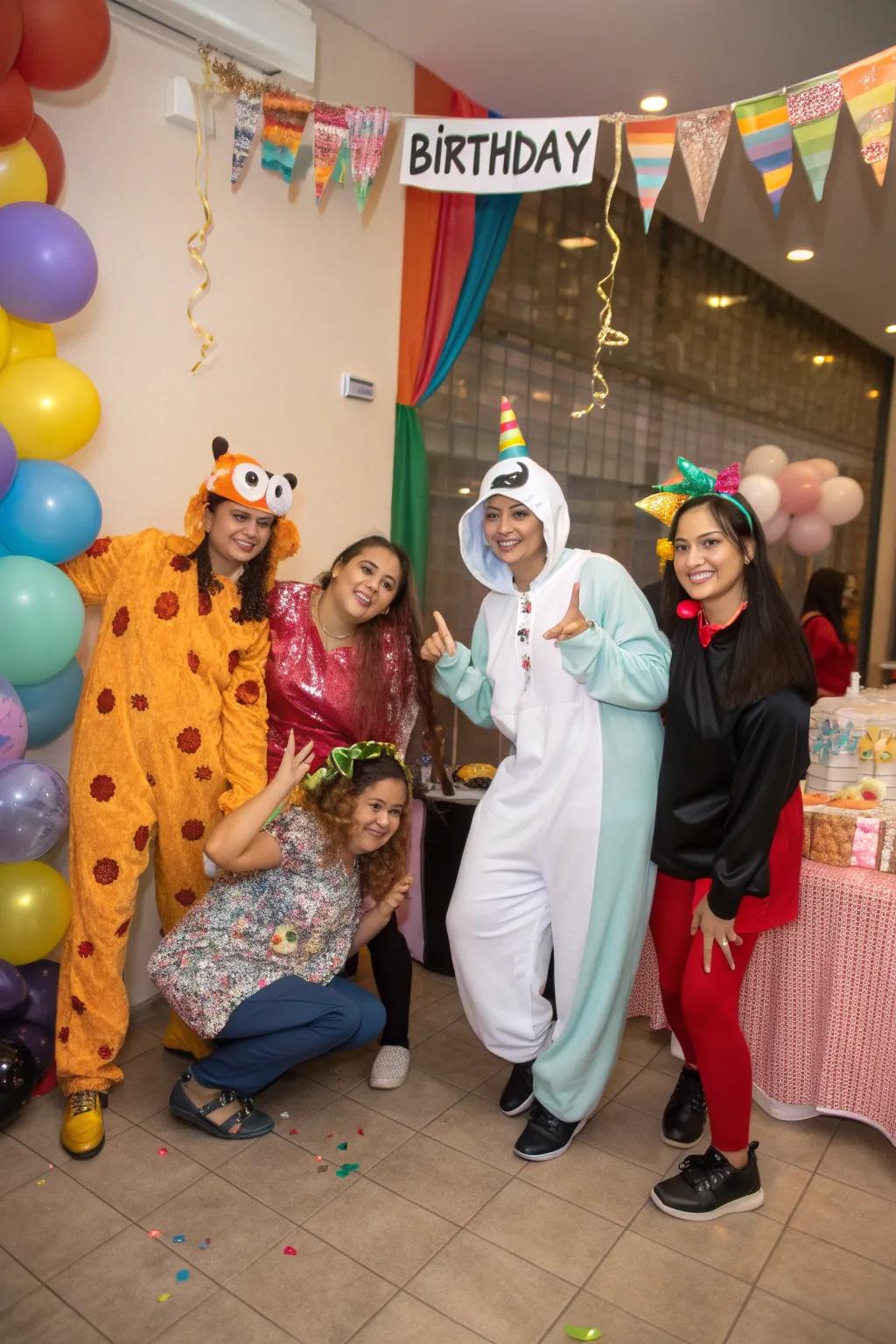 Dress up and delve into a realm of imagination through an attire party.