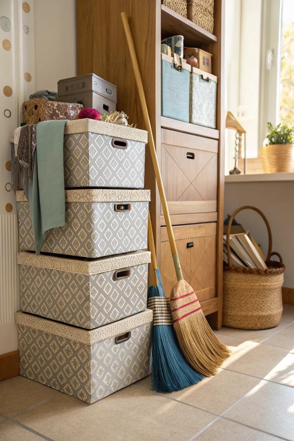 Turning functional storage into a stylish feature.