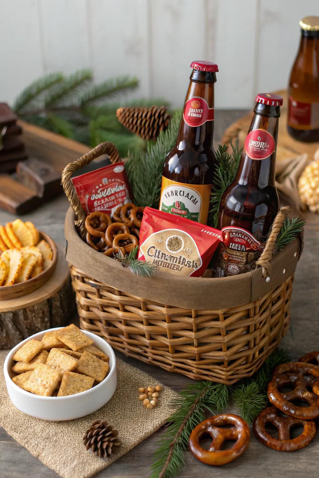 A beer hamper that goes perfectly with festive cheer.