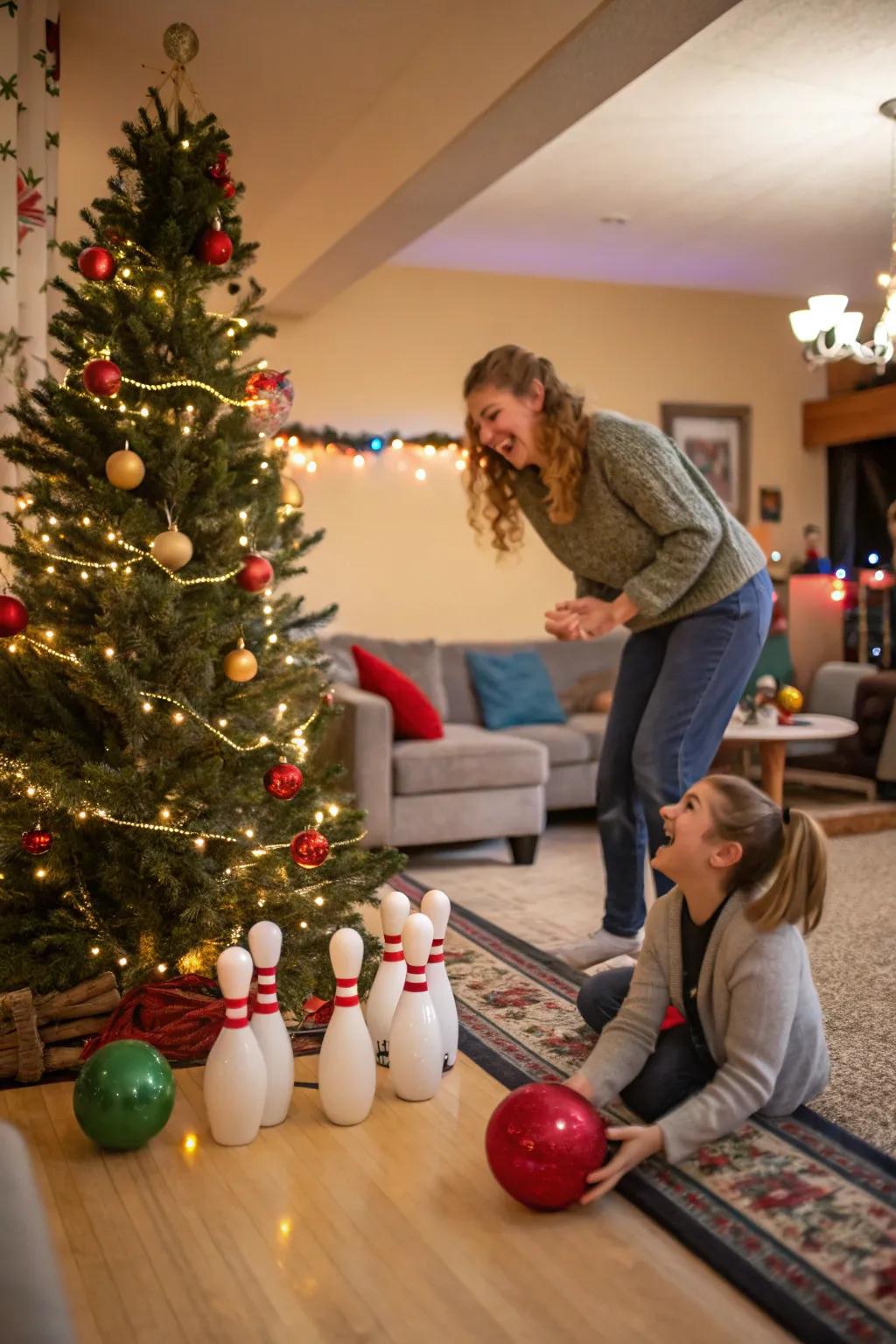 Evergreen Skittle Pastime, a celebratory variation of an ageless diversion.