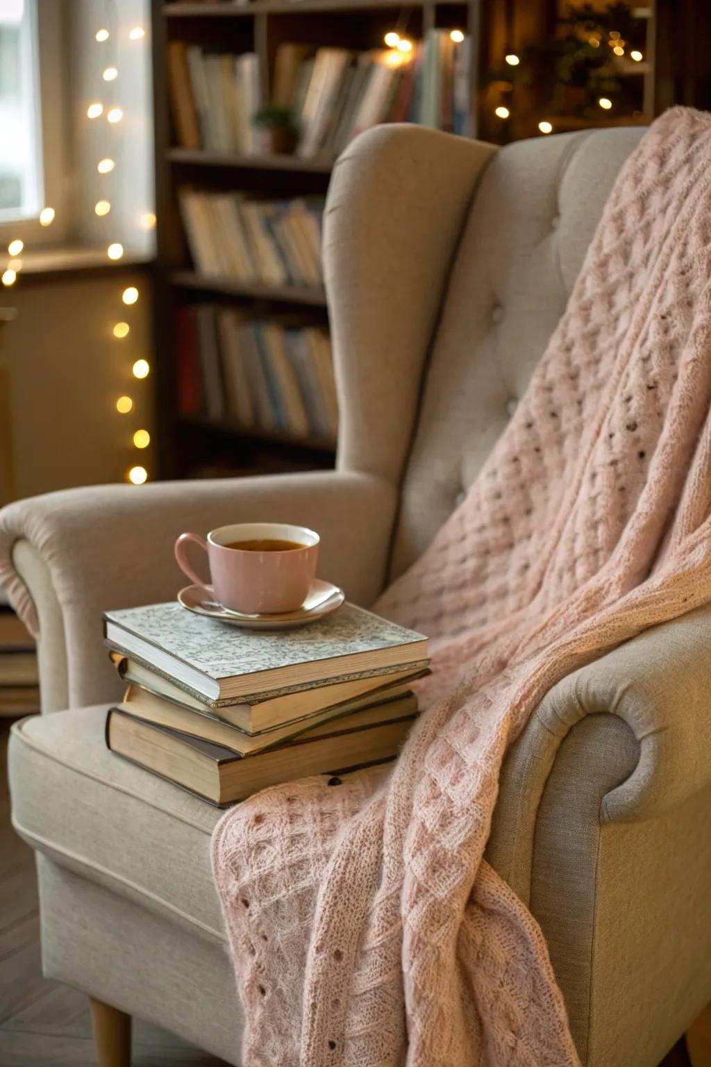 Gentle bloom adds romance and warmth.