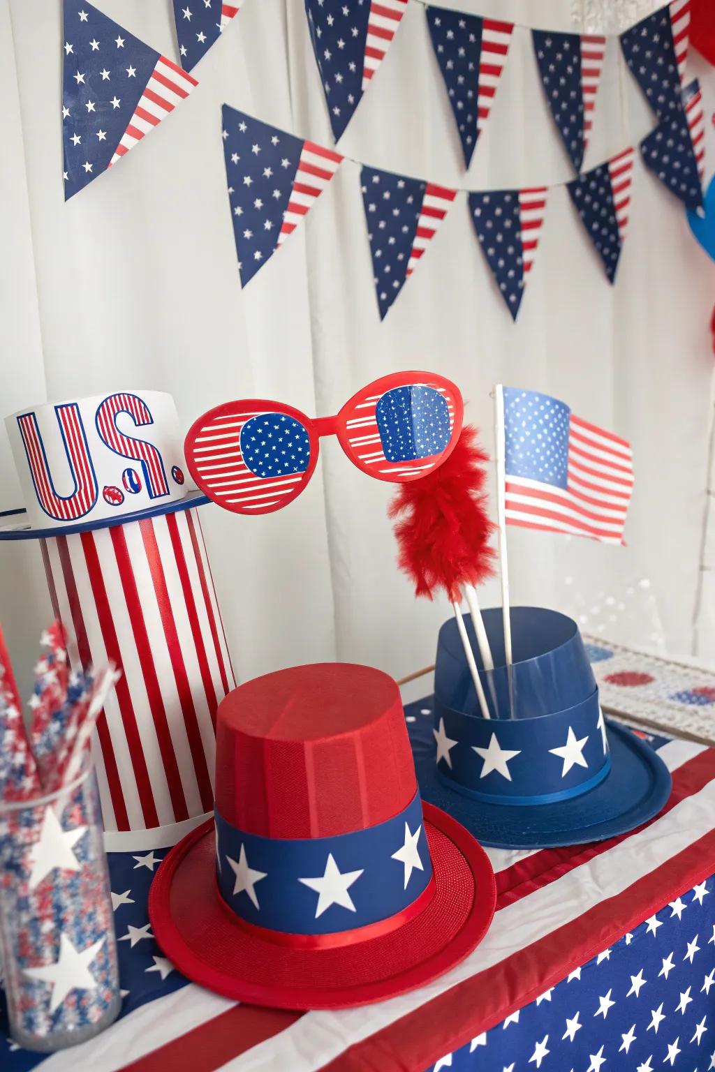 A snapshot station captures the fun of the day.