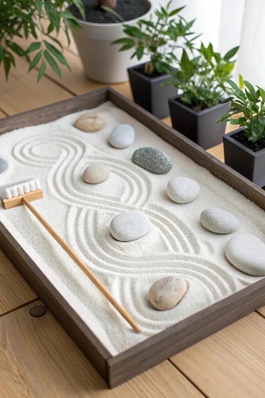 Embrace tranquility and mindfulness with your own handcrafted zen garden.