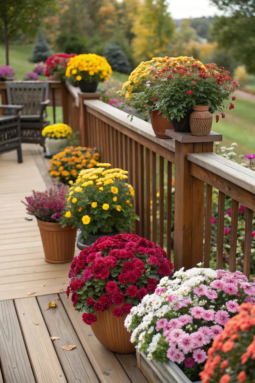 Epochal blooms sustain your deck's vibrancy annum-round.
