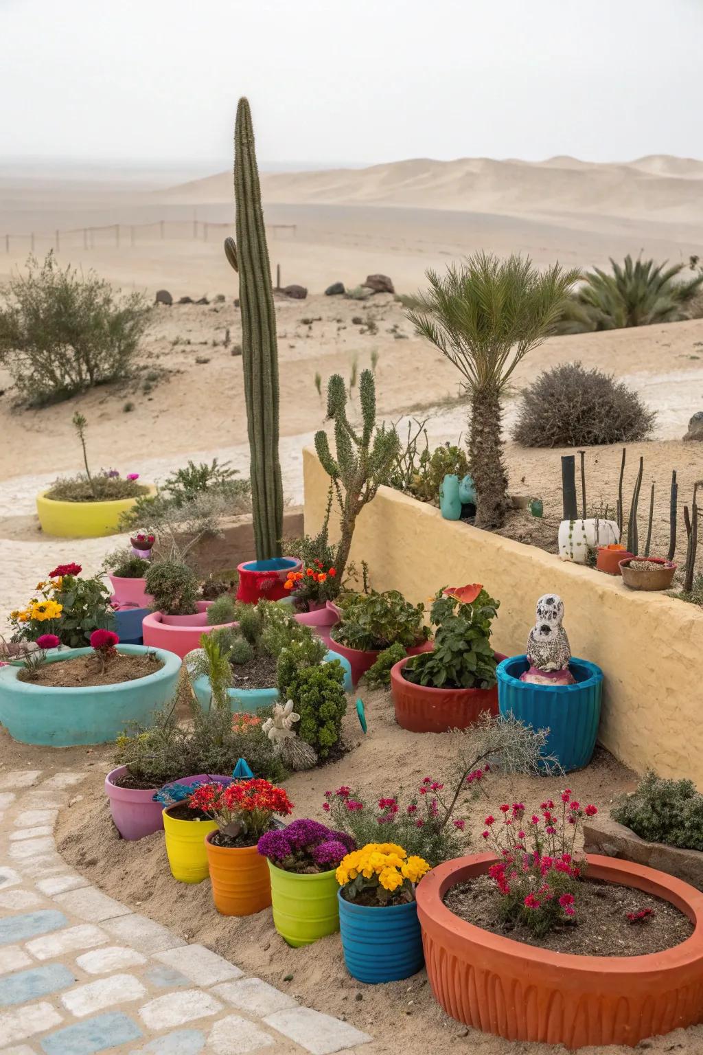 Add fun touches for personality and fun in your garden.