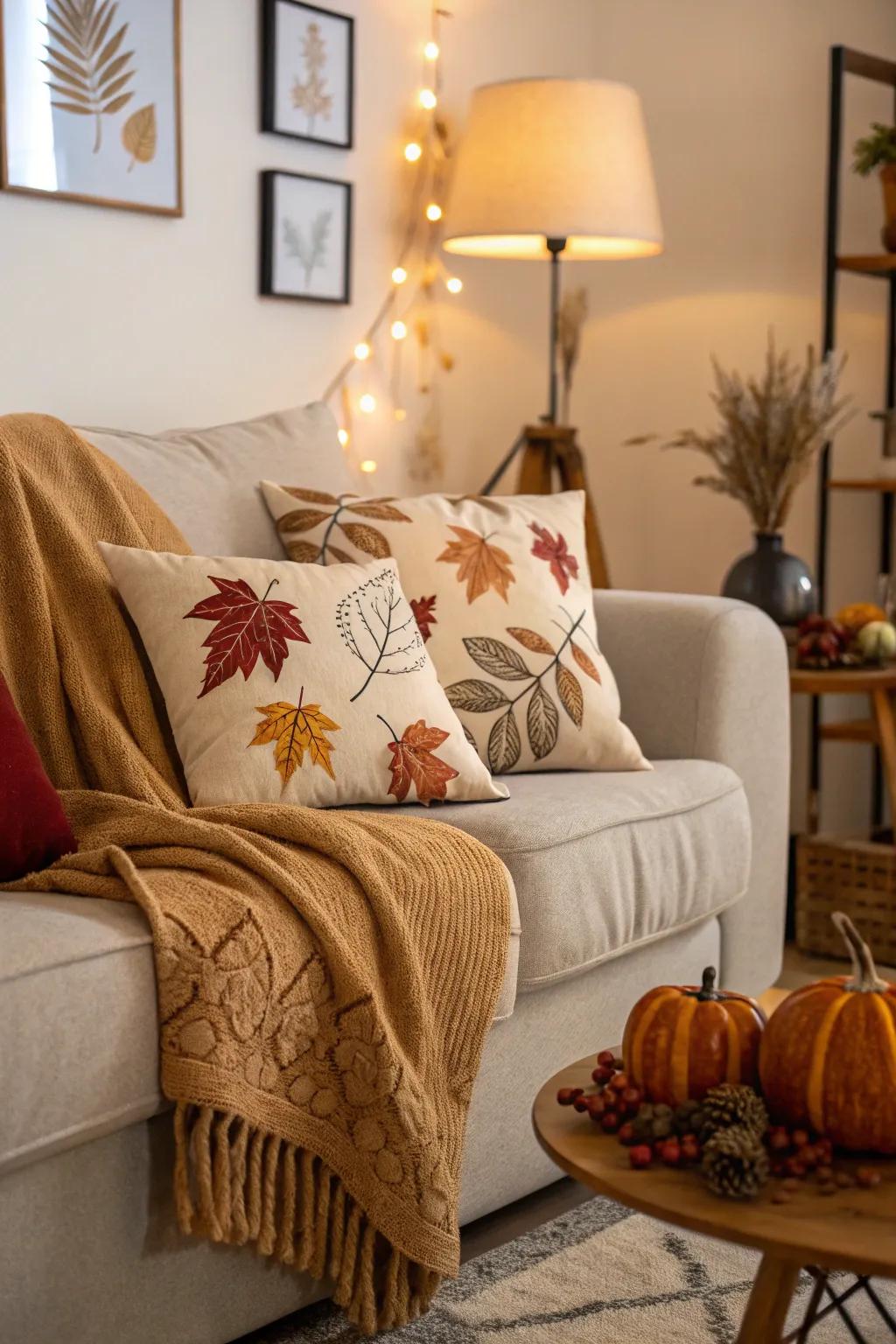 Seasonal décor bringing warmth and freshness, keeping the home inviting year-round.