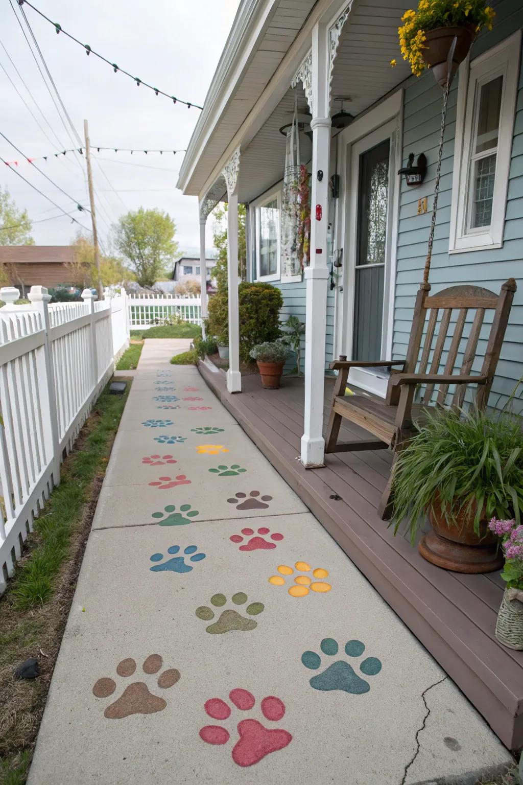 A playful entry for your furry friend.