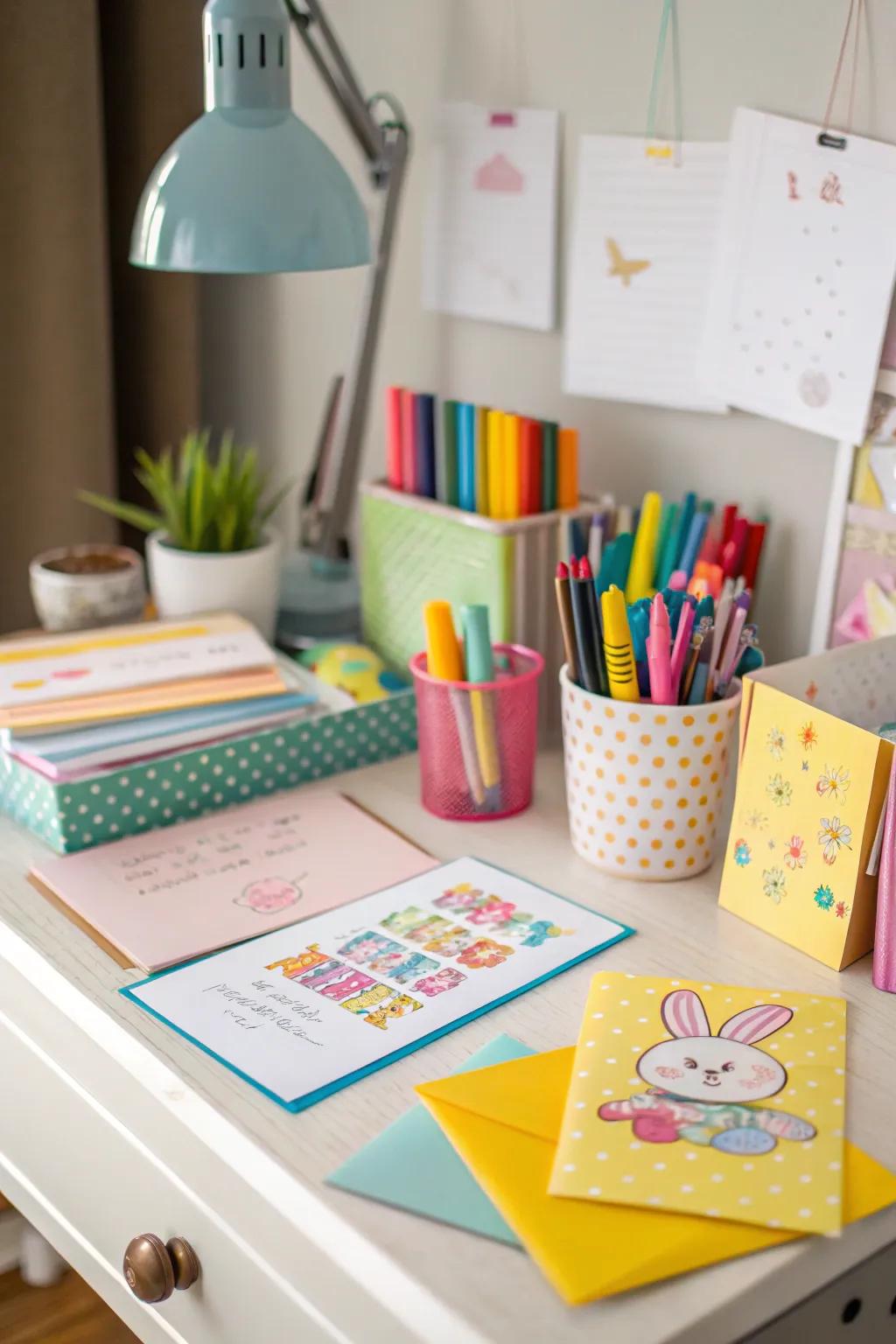 Convey your emotions through individualized Easter notes.