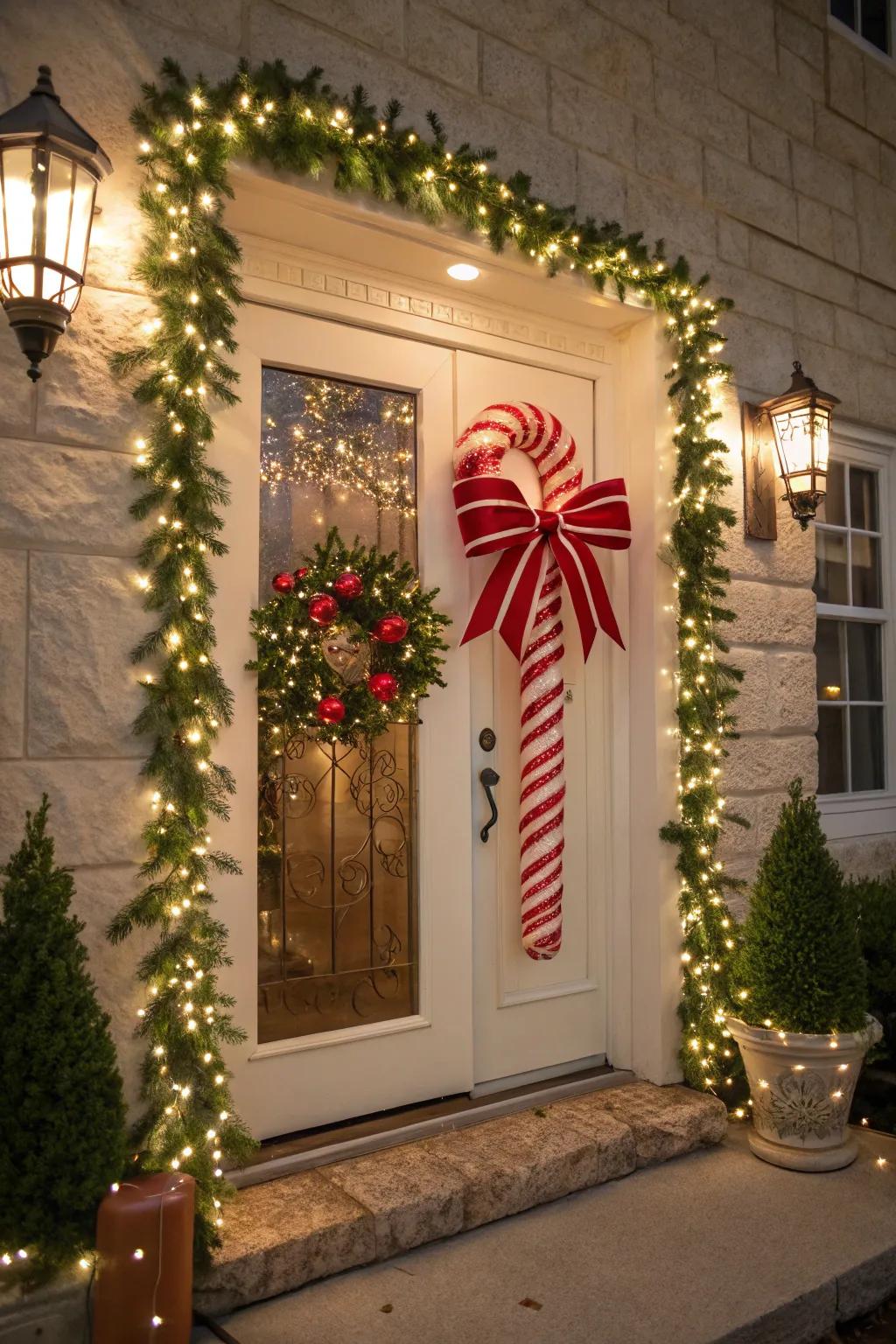 A sugar stick ribbon appends an unpretentious yet impactful celebratory nuance.