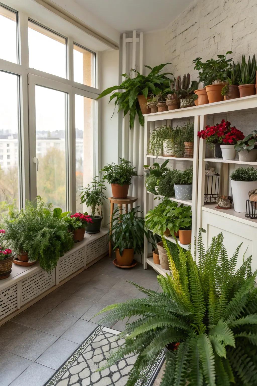 Carry the crispness of nature inside through flora.