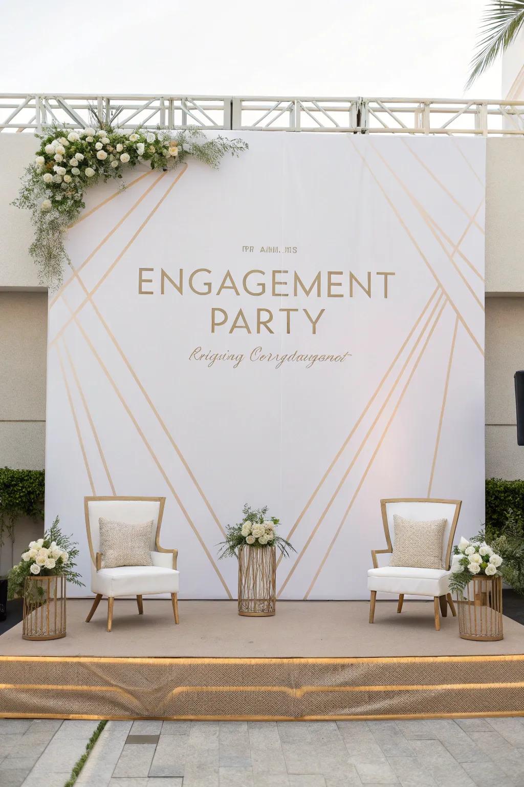 Minimalist backdrops offer smooth refinement.