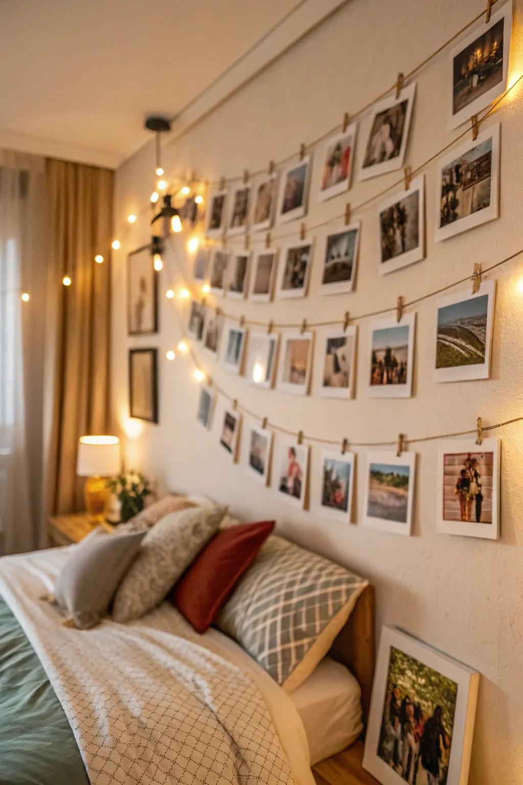 Instant-style displays are casual and fun.