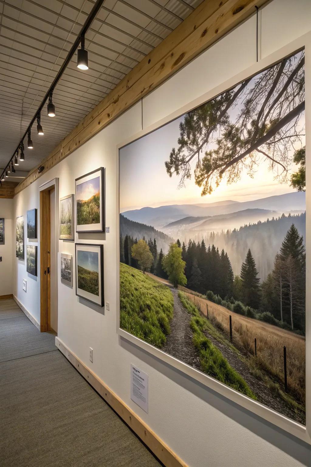 Art can be a powerful tool for enhancing the room's energy.