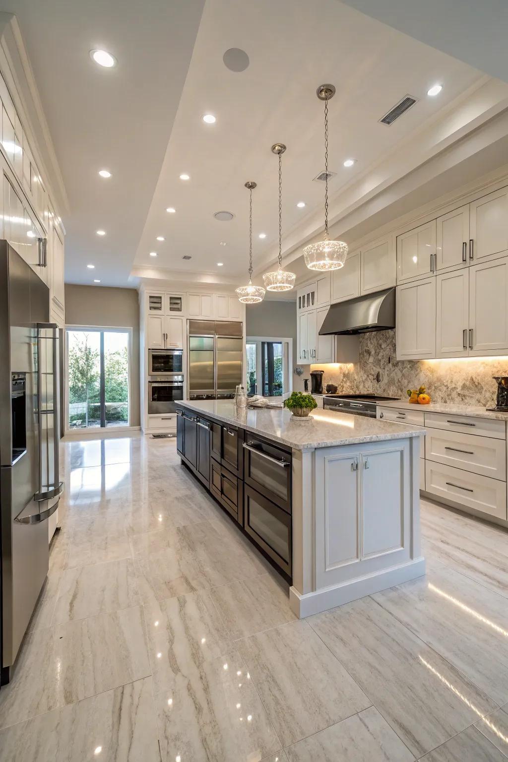 Vinyl flooring delivers versatility and style for modern settings.