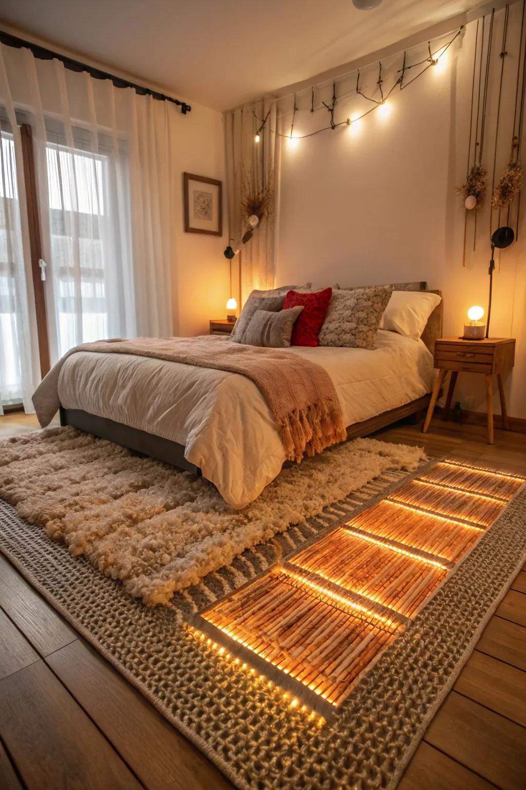 Underfloor heating adds warmth and comfort to any space.