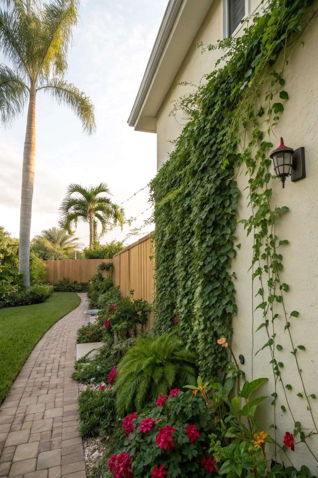 Vertical outdoor spaces maximize area while adding a lush dimension.