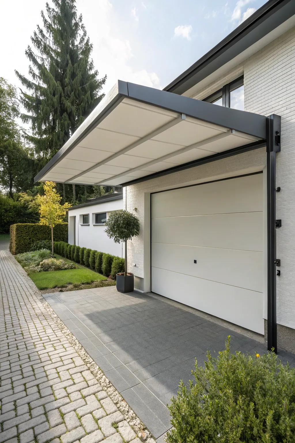 Neat and simple minimalist flat covering.