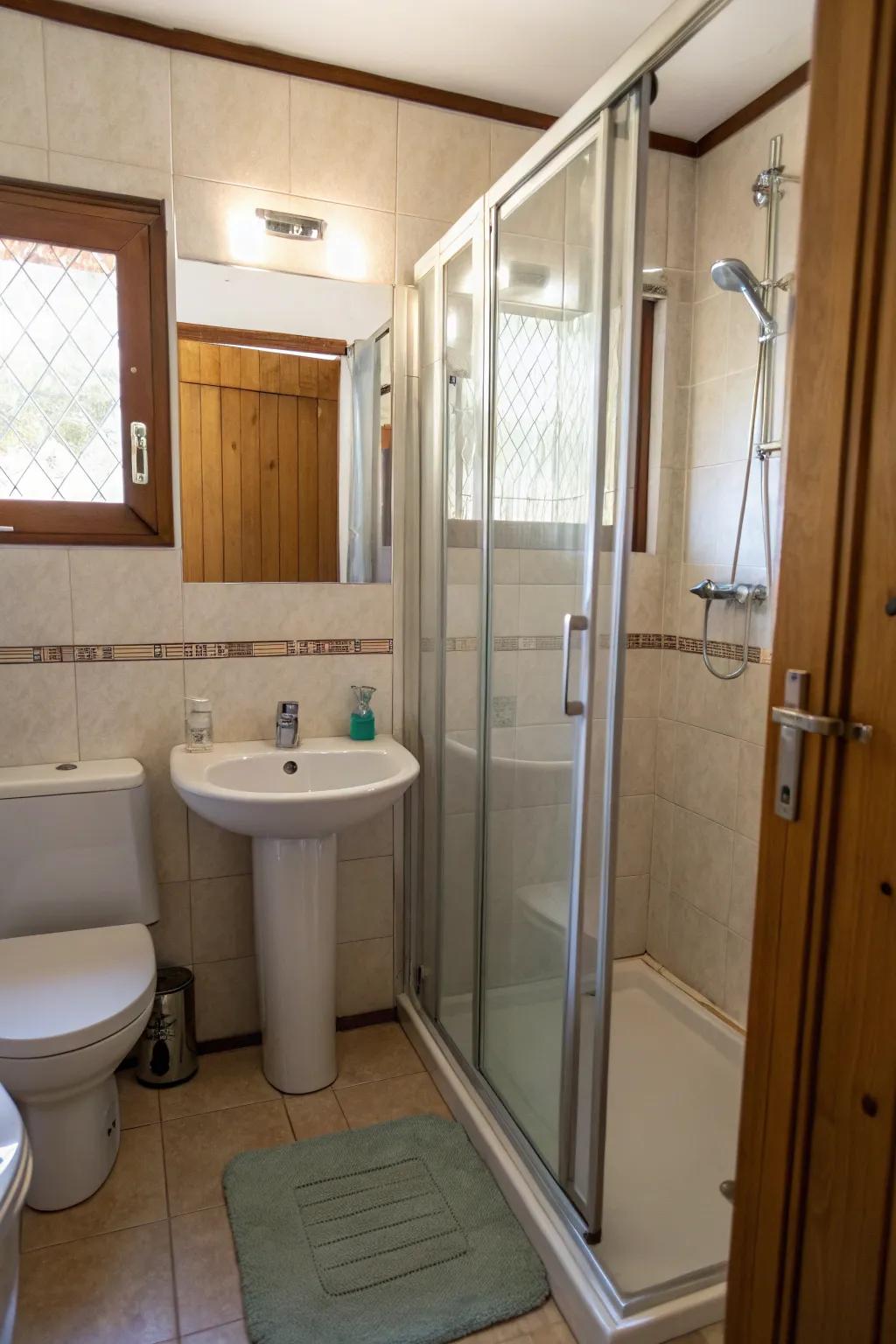 Sliding doors: maximizing every inch.