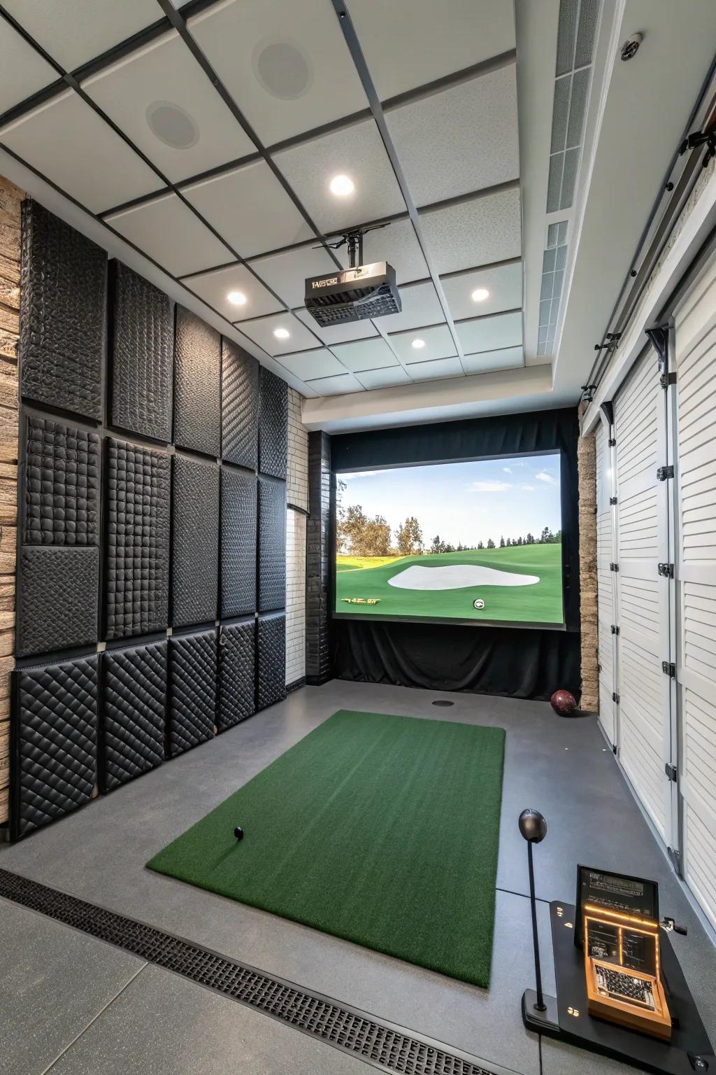 Acoustic panels maintain acceptable noise levels.