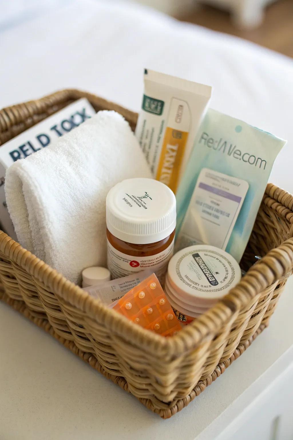 Emergency medical supplies for peace of mind.