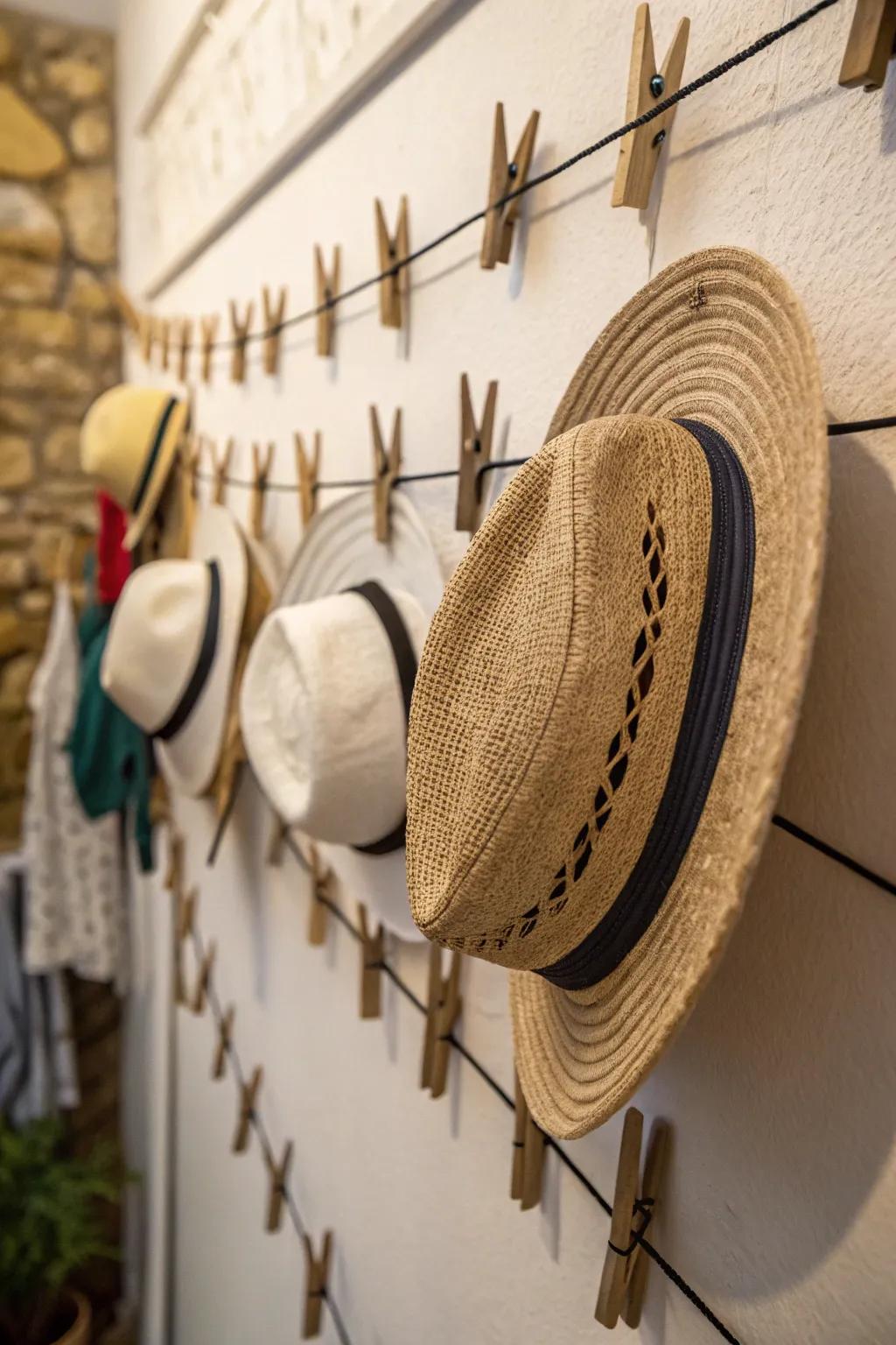 Minimalist clasp display for a clean appearance.