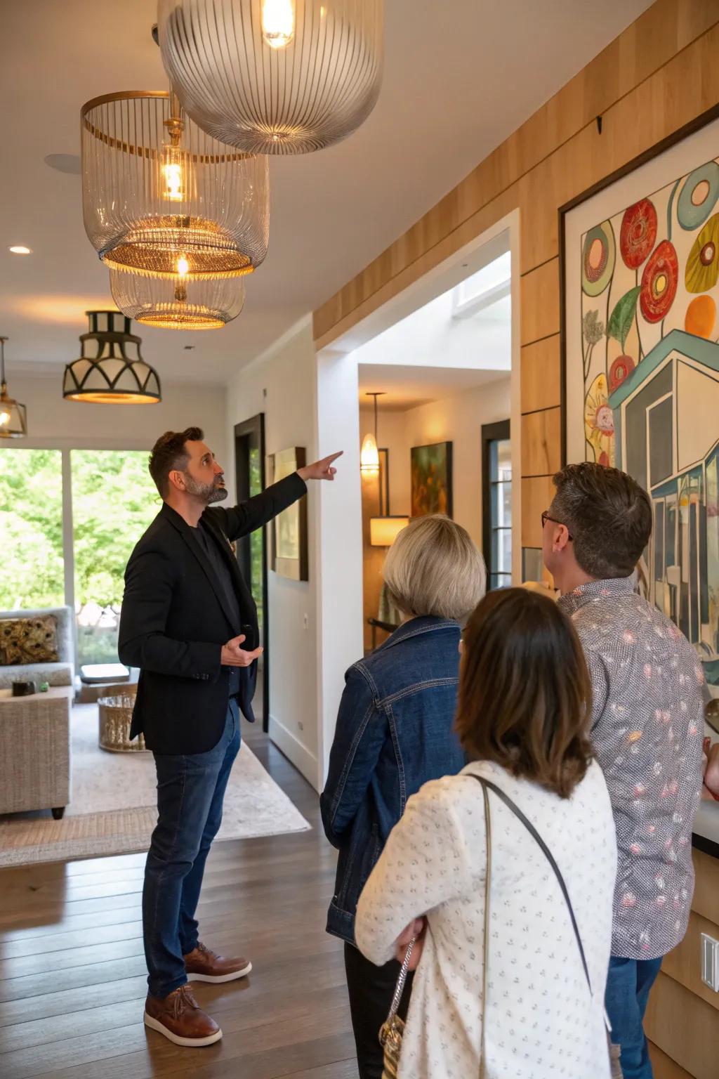 A guided home showcase highlighting a beautifully decorated home