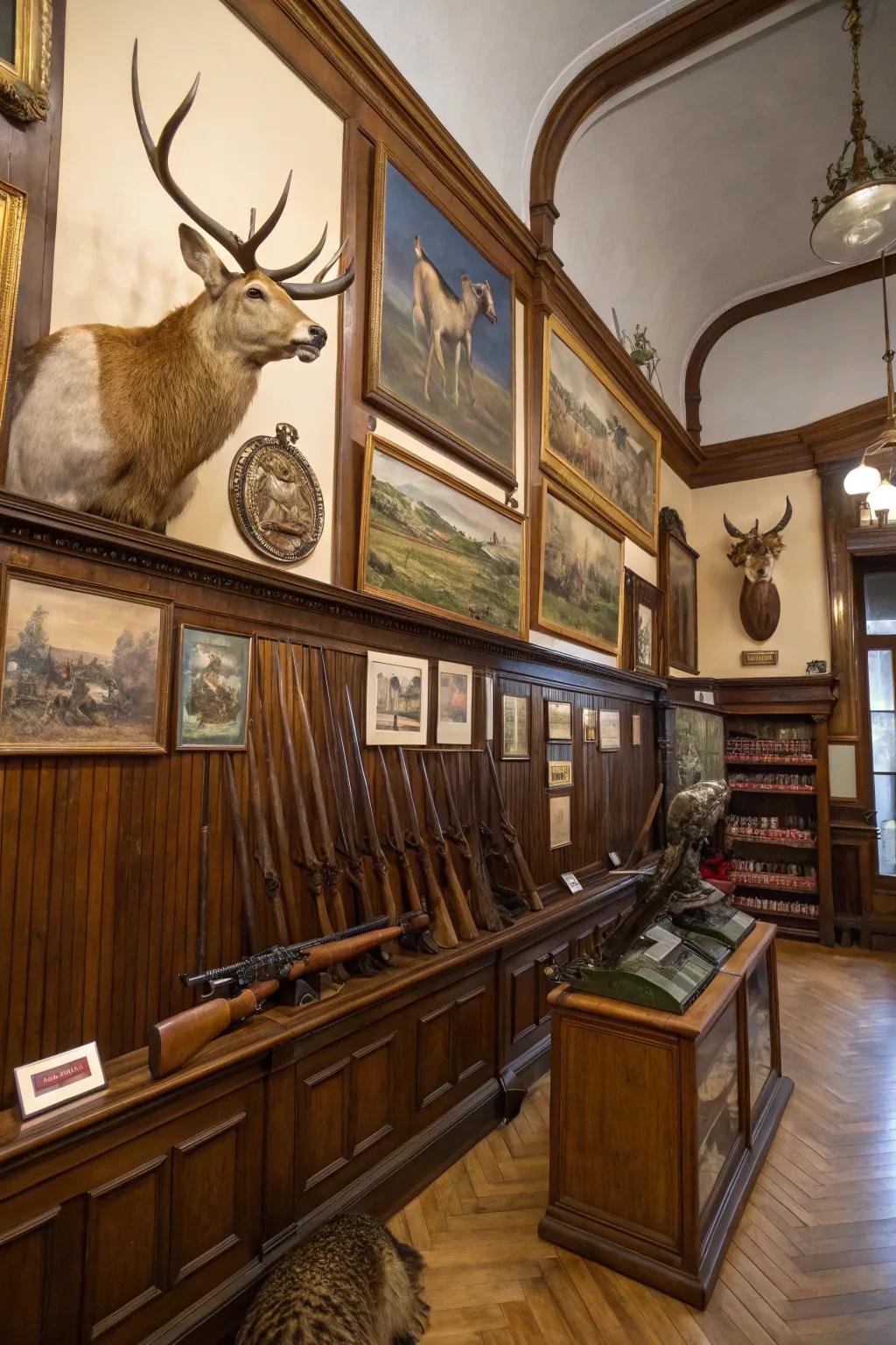 Vintage art enriches your room with history and storytelling.