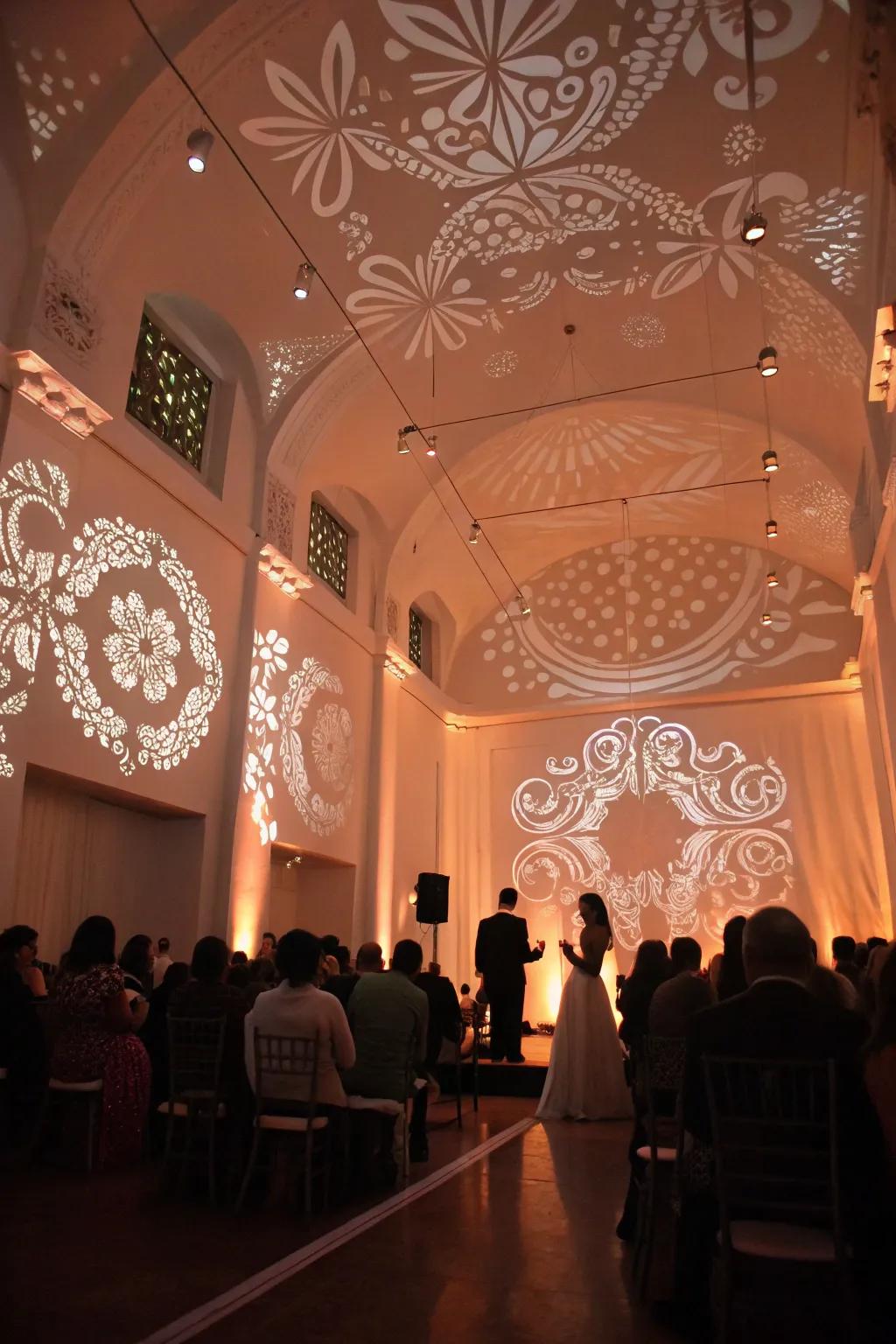 Gobo shows making the wedding space your own with style.