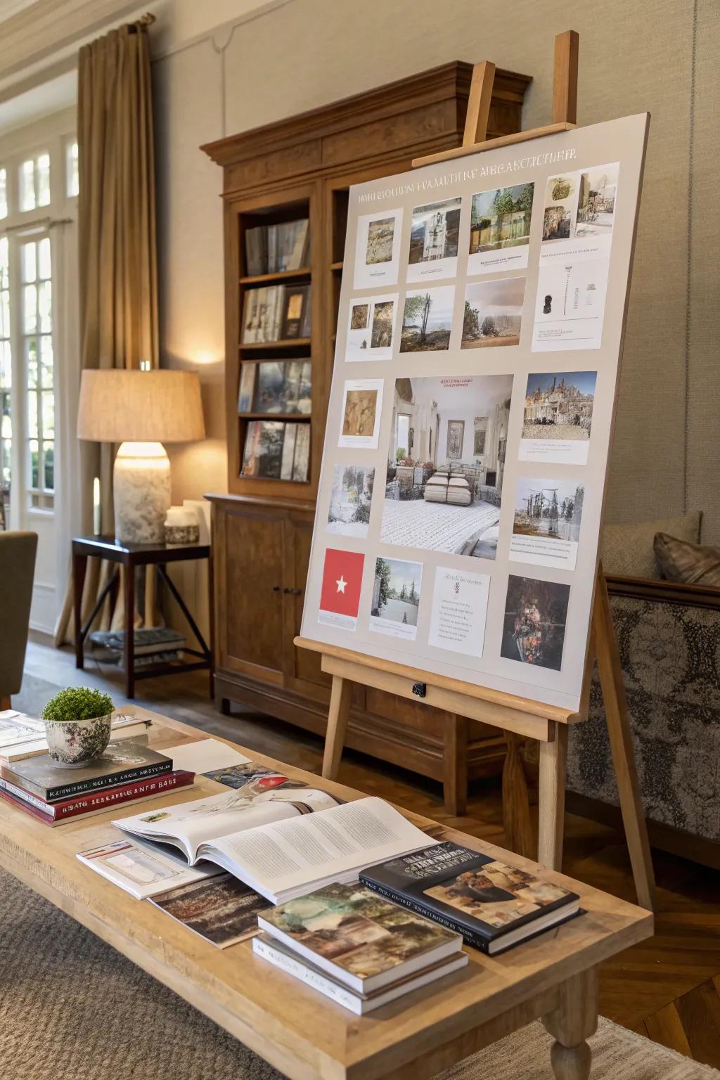 Retain your home aspirations in sight with a dream home vision board.