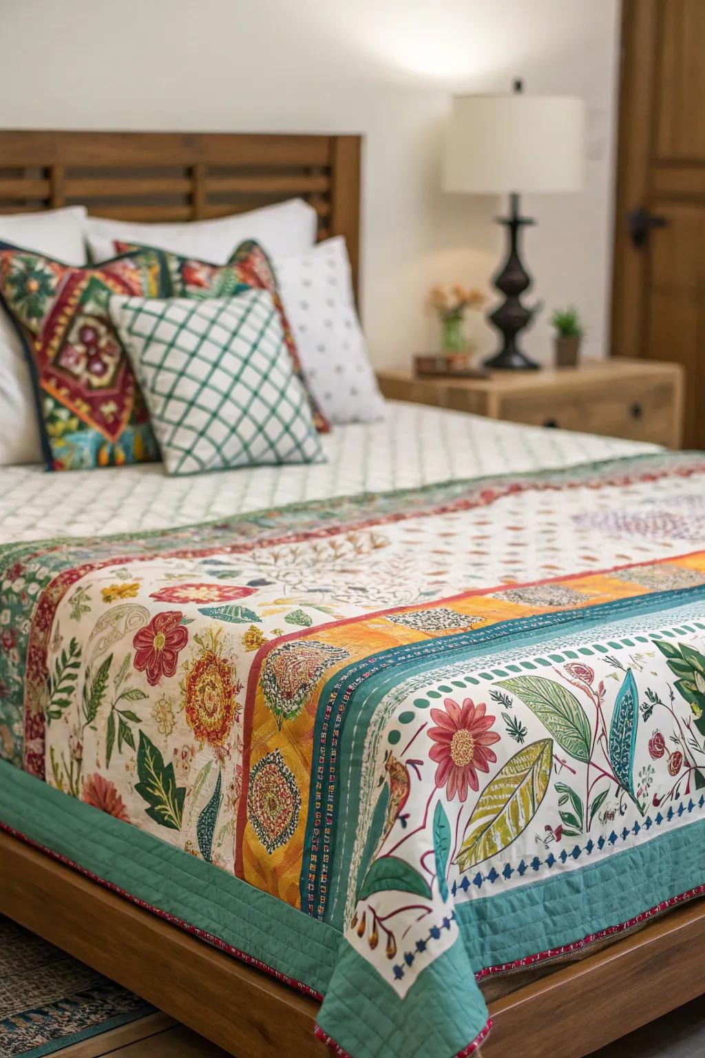 Unconventional patterns showcase personal flair.